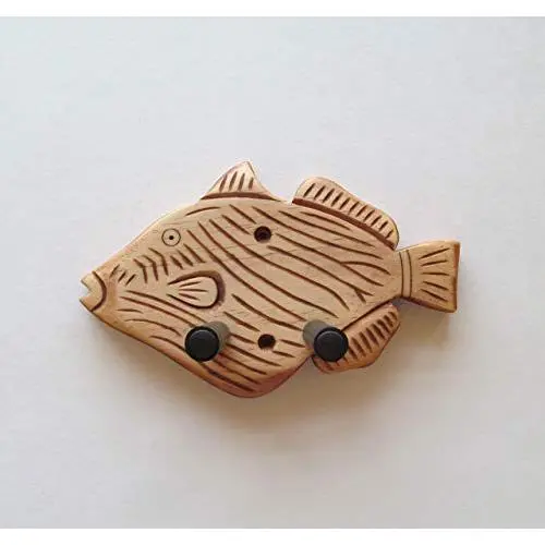 Tropical Ukulele Wall Mount Hanger, Holder, Trigger Fish