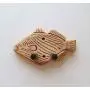 Tropical Ukulele Wall Mount Hanger, Holder, Trigger Fish