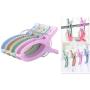 LFHT 4pcs 6.3" Durable Large Beach Towel Blanket Clips Plastic Clothespins Clothes Pegs Pins Clothes Hanger Clamp