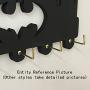 Paris City Hook - Wooden Key Hook, Clothes Hook、Hooks Hanger for Wall、Entryway、Living Room-Black Key Holder with 5 Hooks