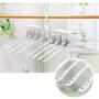 yehhad Non-Slip Cascading Clothes Hanger, Space Saving Folding Retractable Closet Storage Organizer with 360° Swivel Hook