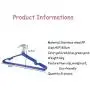 5pcs/lot Stainless Steel Cloth Hanger Multifuctional Hanger Space Saving Clothes Hangers with Hook Closet Organizer Drying Racks,6 5pcs/lot Stainless Steel Cloth Hanger Multifuctional Hanger Space Saving Clothes Hangers with Hook Closet Organizer Drying Racks,6