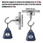 DIYMAG Magnetic Cruise Hooks, Strong Magnet Hooks for Kitchen, Home, Workplace, Office and Garage, Pack of 20