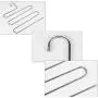 5 Layers S Shape Multifunctional Clothes Hangers 5pcs Pants Storage Hangers Cloth Rack Multilayer Storage Cloth Hanger
