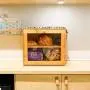Goodpick 2-Layer Bamboo Bread Boxes 15.8" x 14" x 9.8" Large Size Bread Storage Bin on Countertop Shelf - Extra Large bread boxes for Kitchen Counter with Transparent Window, 2 More Loaf Bread Box Goodpick 2-Layer Bamboo Bread Boxes 15.8" x 14" x 9.8" Large Size Bread Storage Bin on Countertop Shelf - Extra Large bread boxes for Kitchen Counter with Transparent Window, 2 More Loaf Bread Box
