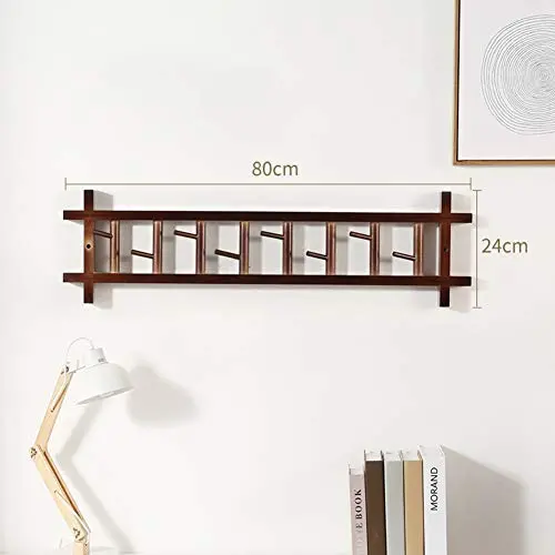GGYDD Bamboo Wall Mounted Coat Rack, Entryway Coat Hooks Hanger Rack for Bags Clothes Umbrella in Hallway Bathroom Living Room-c 80x24cm(31x9inch) GGYDD Bamboo Wall Mounted Coat Rack, Entryway Coat Hooks Hanger Rack for Bags Clothes Umbrella in Hallway Bathroom Living Room-c 80x24cm(31x9inch)
