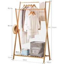 GBYYMX Coat Rack 2 in 1 Coat Rack Hanger hat Handbag Hanger Clothes Stand (Size : L52cm)