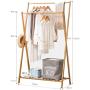 GBYYMX Coat Rack 2 in 1 Coat Rack Hanger hat Handbag Hanger Clothes Stand (Size : L52cm)