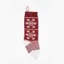 Christmas Stocking Holiday Décor Hand-Knitted Little Reindeer Snowflakes Tree Hanger Candy Bag for Home Decor Party Decor Christmas Tree Decoration