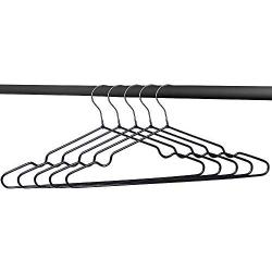  Kabudar Metal Hangers Non-Slip Suit Coat Hangers Chrome and  Black Friction, Metal Clothes Hanger with Rubber Coating, 16 Inches Wide,  Set of 20 (Black) : Home & Kitchen