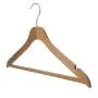 NAHANCO SL70017WB20 17" Slim Line Space Saving Wooden Suit Hanger with Pant Bar (Pack of 20) Natural NAHANCO SL70017WB20 17" Slim Line Space Saving Wooden Suit Hanger with Pant Bar (Pack of 20) Natural