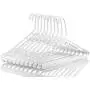 Best Wide Shoulder Heavy Duty Plastic Hangers, USA Made Strong and Long Lasting Hangers, Set of 20