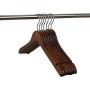 Nature Smile High Grade Lotus Wooden Hangers,10 Pack - Solid Wood Shirt Hangers,Dress Coat Jacket Clothes hangers,With Extra Smooth Finish, 360 Degree Swivel Hook(Retro)