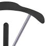 Standard Clothes Hangers Valet Suit Coat Stand Home Organizer Wood and Metal Black