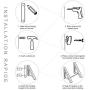 Folding Clothes Hanger Wall Mounted Retractable Clothes Drying Rack Laundry Room Closet Storage & Organization Aluminum Hanger Random Color