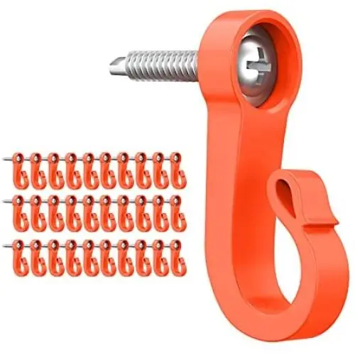 Pack of 30 Q-Hanger,Q-Hanger,Home Christmas Lights Hanger Hooks with Screw ,Family Christmas Lights with Screw Hooks,Widthwise Screwscrew Hooks,New Year Party Outdoor Hook ,Orange, Pack of 30 Q-Hanger,Q-Hanger,Home Christmas Lights Hanger Hooks with Screw ,Family Christmas Lights with Screw Hooks,Widthwise Screwscrew Hooks,New Year Party Outdoor Hook ,Orange,