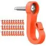 Pack of 30 Q-Hanger,Q-Hanger,Home Christmas Lights Hanger Hooks with Screw ,Family Christmas Lights with Screw Hooks,Widthwise Screwscrew Hooks,New Year Party Outdoor Hook ,Orange, Pack of 30 Q-Hanger,Q-Hanger,Home Christmas Lights Hanger Hooks with Screw ,Family Christmas Lights with Screw Hooks,Widthwise Screwscrew Hooks,New Year Party Outdoor Hook ,Orange,