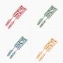 JCBIZ 2PCS Blue Portable Folding Hanger with Clip Multi-Function Foldable Household Anti-Slip Clothes Hangers for Traveling
