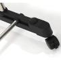 Generic YC-US2-150914-38 <8&1341*1> vy Dutyle Clothes Clothes Hanger Single-bar Garment Bar Rolling Rack Adjustable Rail Heavy Duty Single-bar