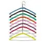 Foam Hanger Covers by Non Slip Grips in 9 Bright Colors | Shoulder Guards for 16 or 17 Inch Hangers | Soft Foam Garment Protector for Lingerie, Tanks & X-Large Clothes | Closet Organizer (Pink)