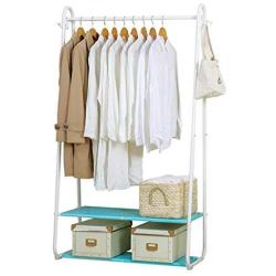 GBYYMX Coat Rack Creative Hanger Coat Rack Floor Rack Bedroom Set Rack Simple Modern Double-Layer Vertical Hanger Racks Color Matching Clothes Stand