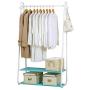GBYYMX Coat Rack Creative Hanger Coat Rack Floor Rack Bedroom Set Rack Simple Modern Double-Layer Vertical Hanger Racks Color Matching Clothes Stand