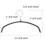 Tosnail 10 Pack Non-Slip Hangers for Small Size Clothing or Childrens Clothes - Small 11-3/4"