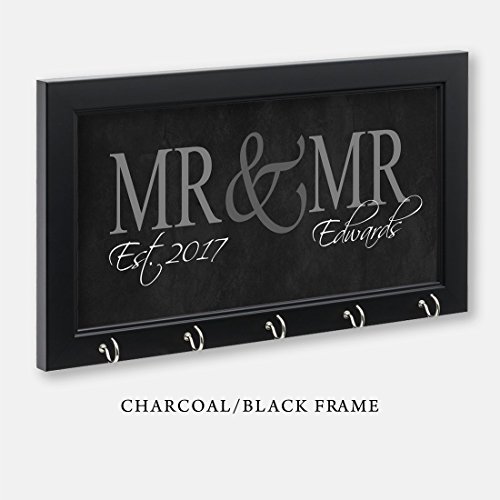 Mr & Mr Key Holder, Gay Gift, Gay Wedding Gift, Key Hanger, Wall Key Rack, Wall Key Holder, Key Holders, Personalized Gift, Home, Housewarming Gift, Wedding Gift