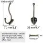 uxcell Double Curtain Tieback Hooks Zinc Alloy Vintage Tassel Curtain Drapery Holder Window Holdback Wall Hook Clothes Hangers uxcell Double Curtain Tieback Hooks Zinc Alloy Vintage Tassel Curtain Drapery Holder Window Holdback Wall Hook Clothes Hangers