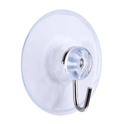 Mudder 24 Pieces Bathroom Kitchen Suction Cup Wall Hooks Hangers (45 mm, Metal Hook)