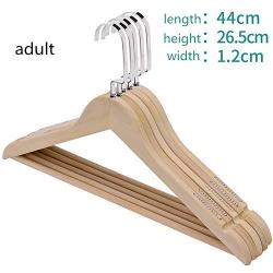 LIUFENGLONG Clothes Hangers Set, Wooden Hangers for Adult Children Clothing Pants Skirt Hangers Suit Clothes Hangers Everyday Standard Use Clothing Hangers 20 Pack for Home Closet Clothing Organiser