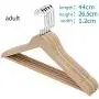 LIUFENGLONG Clothes Hangers Set, Wooden Hangers for Adult Children Clothing Pants Skirt Hangers Suit Clothes Hangers Everyday Standard Use Clothing Hangers 20 Pack for Home Closet Clothing Organiser
