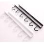 FIN86 Functional Kitchen Storage Tools, Kitchen Storage Rack Cupboard Hanging Hook Hanger Chest Storage Organizer Holder (Black)