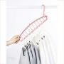 HJYPYJ Magic Hanger,Pp Non-Slip Folding Hanger,Removable Hooks,Suitable for Storage,Hanging Clothes,40X20cm Durable/Green / 4 pcs