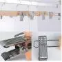 Portable 10Pc Multifunction Skirt Clip Solid Wood Clothes Hanger Pants Folder Anti-Skid Trousers Rack Portable 10Pc Multifunction Skirt Clip Solid Wood Clothes Hanger Pants Folder Anti-Skid Trousers Rack