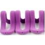 20Pcs Color Random Mini Flocking Clothes Hanger Hook Accessories Save Space Wardrobe Clothes Hanging Organizer Coat Hooks