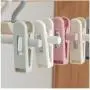 Pants Clip Hanger Stand Clothespin Hanger Adjustable Pinch Grip Drying Rack Plastic Peg Hanger Space Saving Hook Rack(10 Pieces/Lot)(Random Color)
