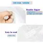 Hanging Vacuum Storage Bags, FoolHome Space Saver Bags for Clothes, Duvets, Pillows & Travel Luggage, 4 Pack(2xJumbo, 2xLarge) Hanging Vacuum Storage Bags, FoolHome Space Saver Bags for Clothes, Duvets, Pillows & Travel Luggage, 4 Pack(2xJumbo, 2xLarge)