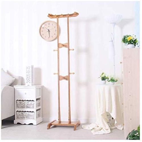 LLDDP Coat Hooks Wall Coat Racks European Coat Rack Creative Bamboo Clothes Rack Simple Modern Hanger Living Room Multi-Function Floor Hanger Hall Tree Free Standing Garment Racks