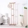 LLDDP Coat Hooks Wall Coat Racks European Coat Rack Creative Bamboo Clothes Rack Simple Modern Hanger Living Room Multi-Function Floor Hanger Hall Tree Free Standing Garment Racks