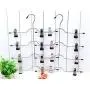 5PC 4Layers Stainless Steel Multifunctional Clothes Hangers Pants Storage Hangers Cloth Rack Multilayer Storage Cloth Hanger Decoration