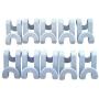 20Piece Creative Mini Clothes Hanger Easy Hook Closet Organizer Storage Rack Holder Hook Antislip Clothes Hanger Decoration