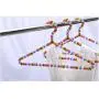 10pcs Plastic Pearl Clothes Hangers Fashion Colorful Clips Hanger Home Accessories