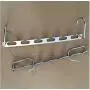 6Pcs Clothes Hanger Holders Save Space Wardrobe Clothing Organizer Racks Hangers for Clothes