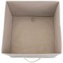 mDesign Soft Fabric Closet Storage Organizer Holder Cube Bin Box, Open Top, Front Handle for Closet, Bedroom, Bathroom, Entryway, Office - Chevron Print, 10 Pack - Taupe/Natural