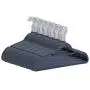 10pcs Random Color Velvet Hangers for Blouses, Tank Tops and Scarves, Ultra Thin Non Slip Clothes Hanger Hook