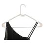 50pc White Tubular Clothes Hanger Set ? Space Saving - Perfect for Dresses and Blouses - Work Great for Shirts, T-Shirts and Scarves - with Transparency App Bar Code