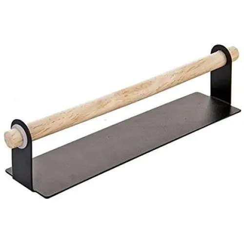 Opla3ofx Punch Free Bathroom Bath Shelf Towel Rack Bar Wall Mount Shelf Rustproof Iron,Wood Wall Hanger Cloth Holder Black Opla3ofx Punch Free Bathroom Bath Shelf Towel Rack Bar Wall Mount Shelf Rustproof Iron,Wood Wall Hanger Cloth Holder Black