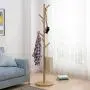Premium Wooden Coat Rack Free Standing, KCPer Multi-Function Rack Simple Clothes Rack Home for Coats, Hats, Clothes, and Handbags(Shipped by US) Premium Wooden Coat Rack Free Standing, KCPer Multi-Function Rack Simple Clothes Rack Home for Coats, Hats, Clothes, and Handbags(Shipped by US)