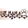 Dog Leash Wall Hanger Hook Holder Fur Mama Copper Vein color Handmade in USA